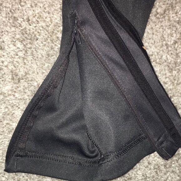 Reflective Gray Black soccer ⚽️ warm up tennis jogging track Pants L 36 x 32 - Picture 2 of 9